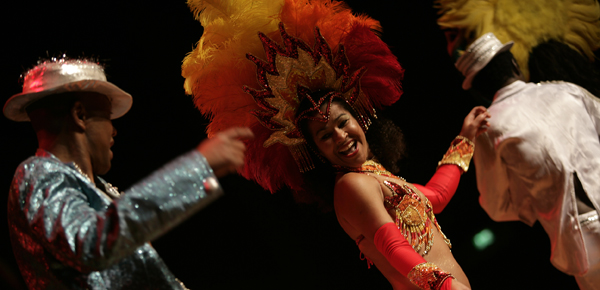 Auftritt Franciscas Solo-Samba-Show